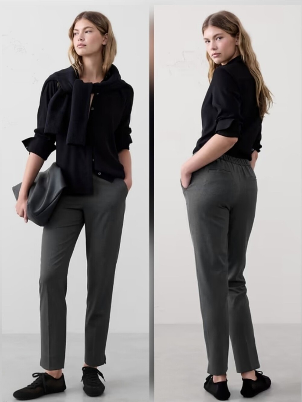 ❤️ BANANA REPUBLIC HIGH RISE HAYDEN TAPERED LEG ANKLE PANT, 10 (30)